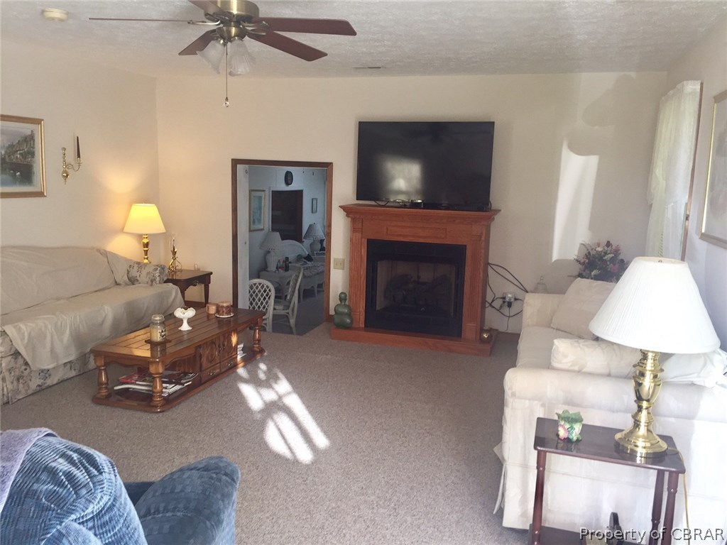 593 Plainview Road Topping, VA 23169 - Photo 6 of 20 Additional view of Living Room with Gas FP