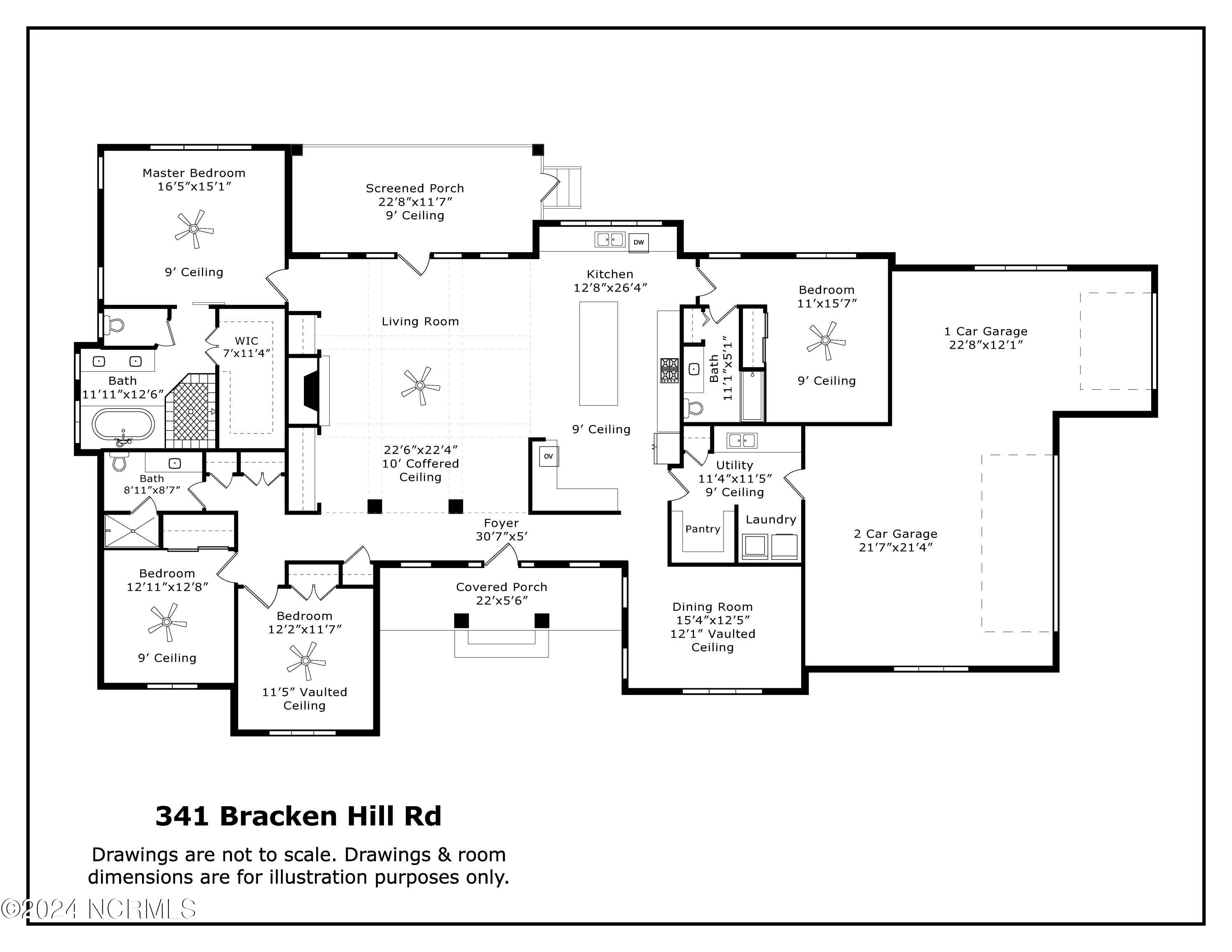 341 Bracken Hill Road Cameron, NC 28326 - Photo 28 of 28 Floor Plan_341 Bracken Hill Rd