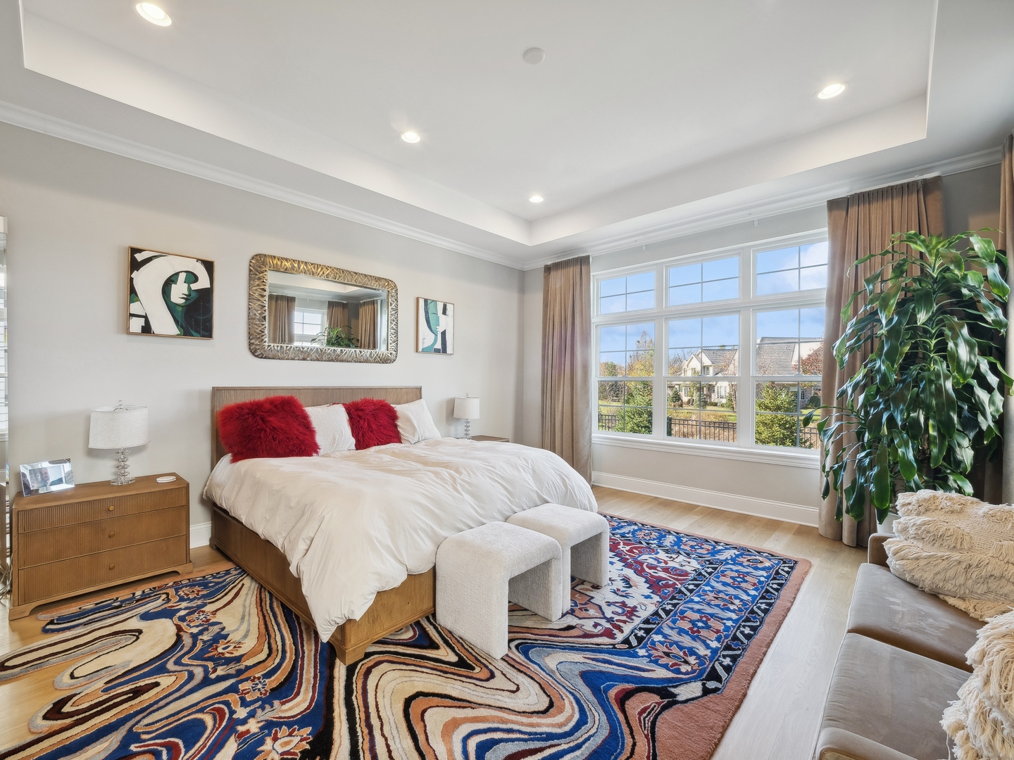 2830 Parkside Circle Glenview, IL 60026 - Photo 14 of 31 a bedroom with a bed and a window