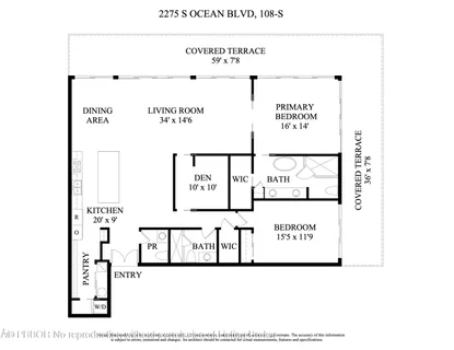 $3,750,000 | 2275 South Ocean Boulevard, Unit 108S, Palm Beach, FL 33480