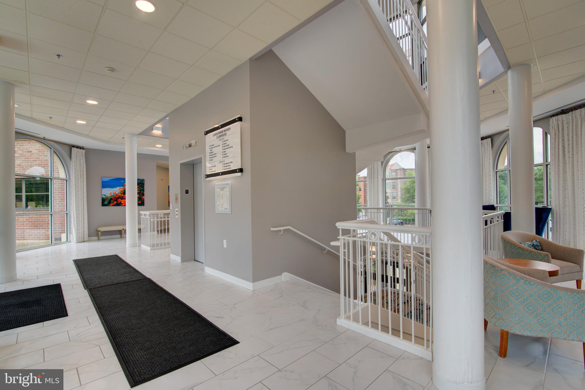 19365 Cypress Ridge Terrace, Unit 1102 Leesburg, VA 20176 - Photo 43 of 60 Main level at foyer of clubhouse