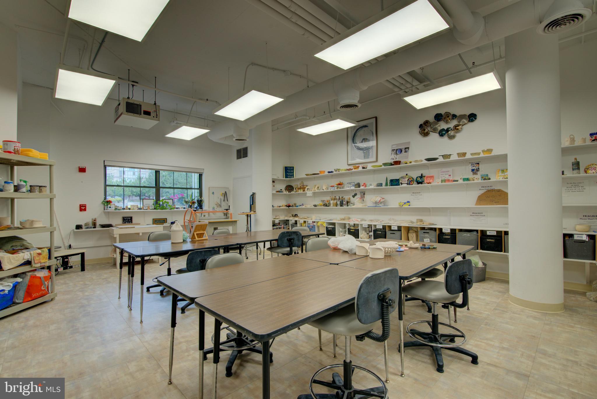 19365 Cypress Ridge Terrace, Unit 1102 Leesburg, VA 20176 - Photo 49 of 60 Ceramics room where imagination takes form in clay