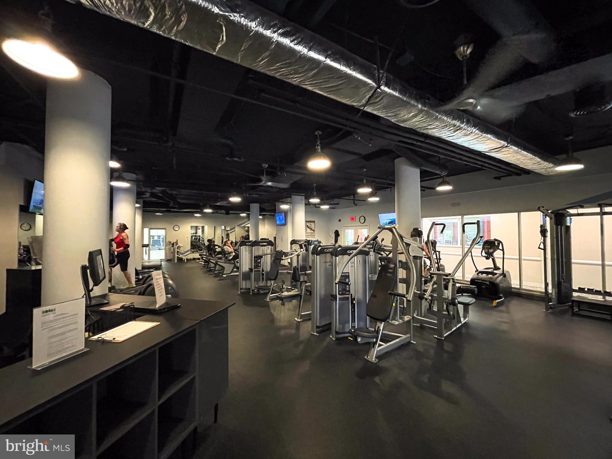 19365 Cypress Ridge Terrace, Unit 1102 Leesburg, VA 20176 - Photo 51 of 60 Move and stretch in the gym!