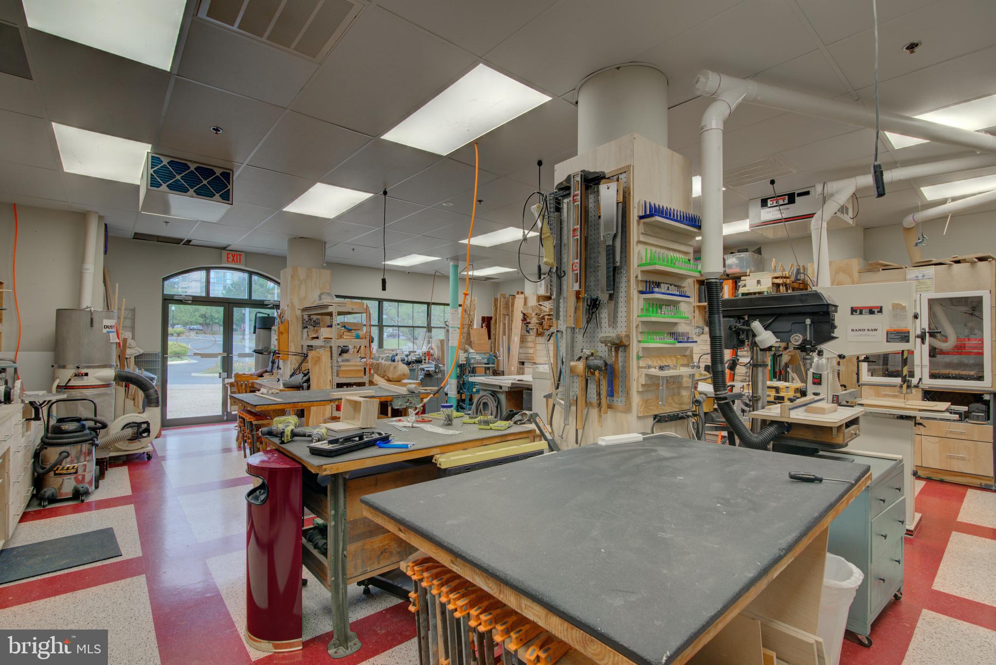 19365 Cypress Ridge Terrace, Unit 1102 Leesburg, VA 20176 - Photo 58 of 60 Shape, build & create in the woodworking room