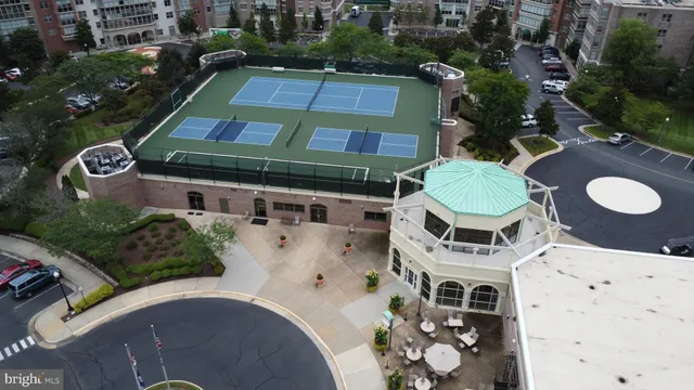 a view of a city from a balcony