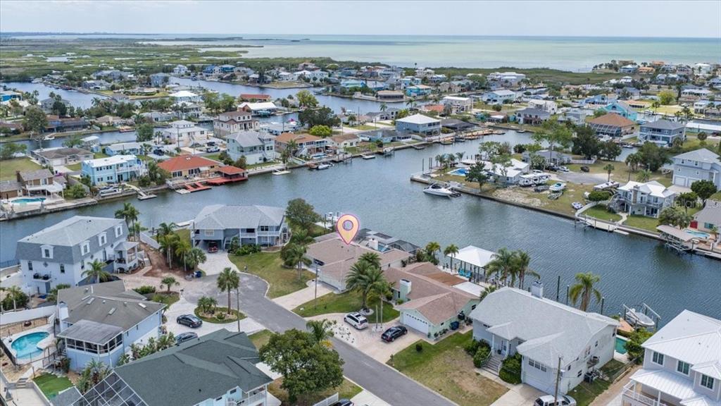 4400 Flexer Drive Hernando Beach, FL 34607 - Photo 44 of 49 an aerial view of a city with lake view