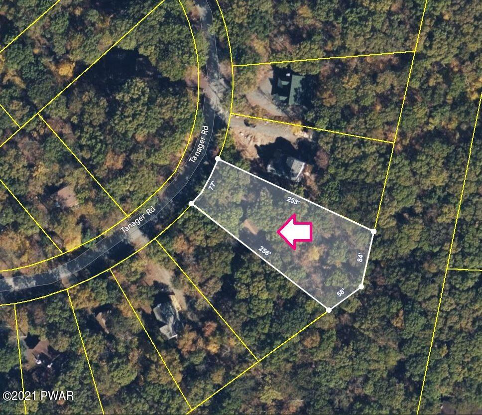 154 Tanager Road Lackawaxen, PA 18435 - Photo 31 of 37 Aerial 1