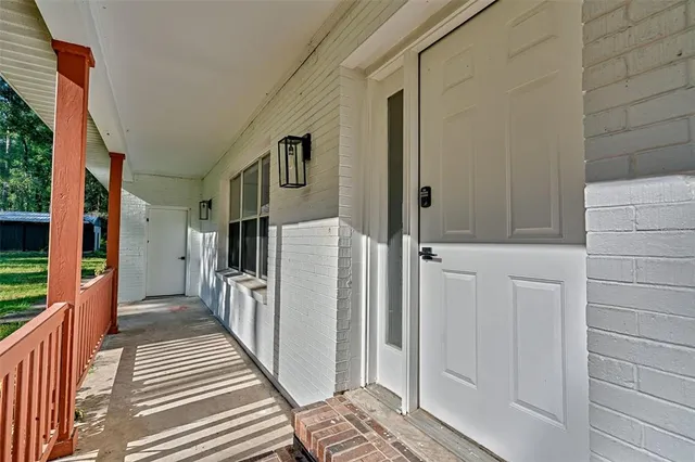 a view of a house with a balcony