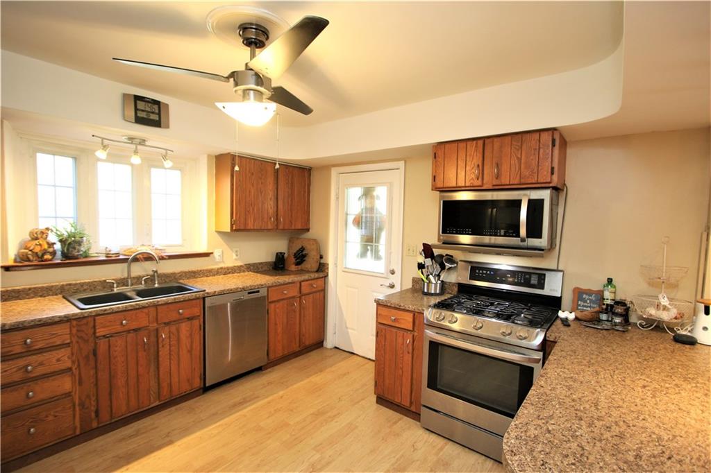 57 Cracker Jack Road Monongahela, PA 15063 - Photo 4 of 25 a kitchen with stainless steel appliances a stove sink and microwave