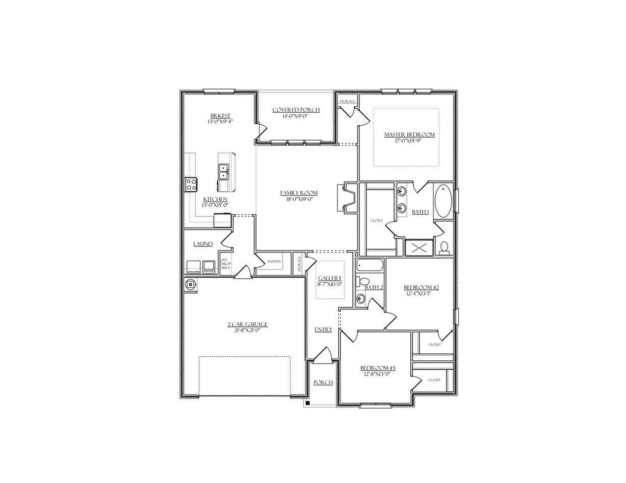 248 Divot Loop Fairhope, AL 36532 - Photo 21 of 21 Dayton floor plan