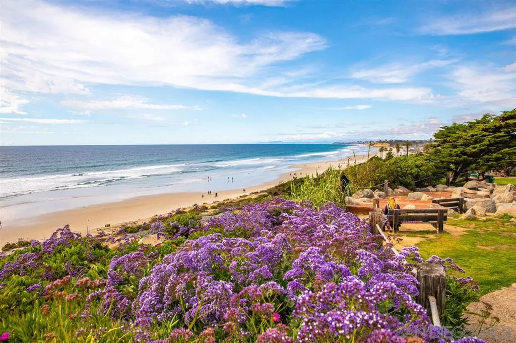 692 Rimini Road Del Mar, CA 92014 - Photo 17 of 25 a view of a lake with outdoor space