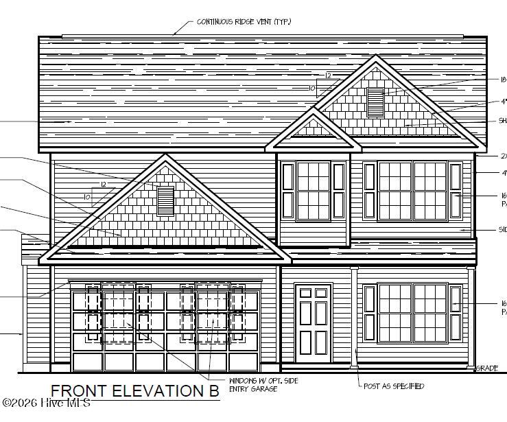 8555 Savage Road Spring Hope, NC 27882 - Photo 1 of 6 Lot 16 Peachtree front elevation