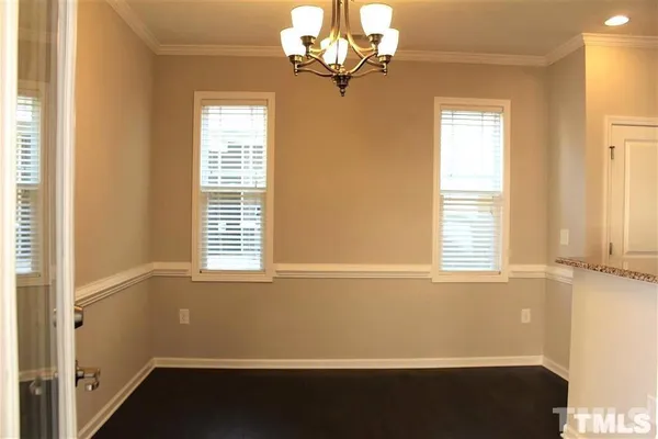 a view of a window in an empty room