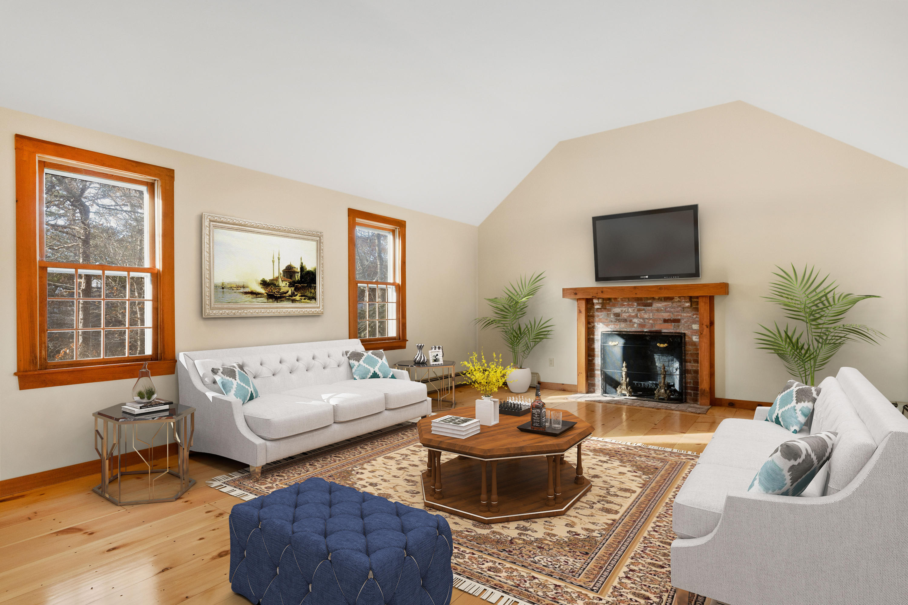 1375 Old Post Road Marstons Mills, MA 02648 - Photo 9 of 27 1375 LR-14_Virtual Staging