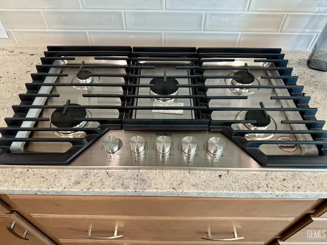 a close view of stove