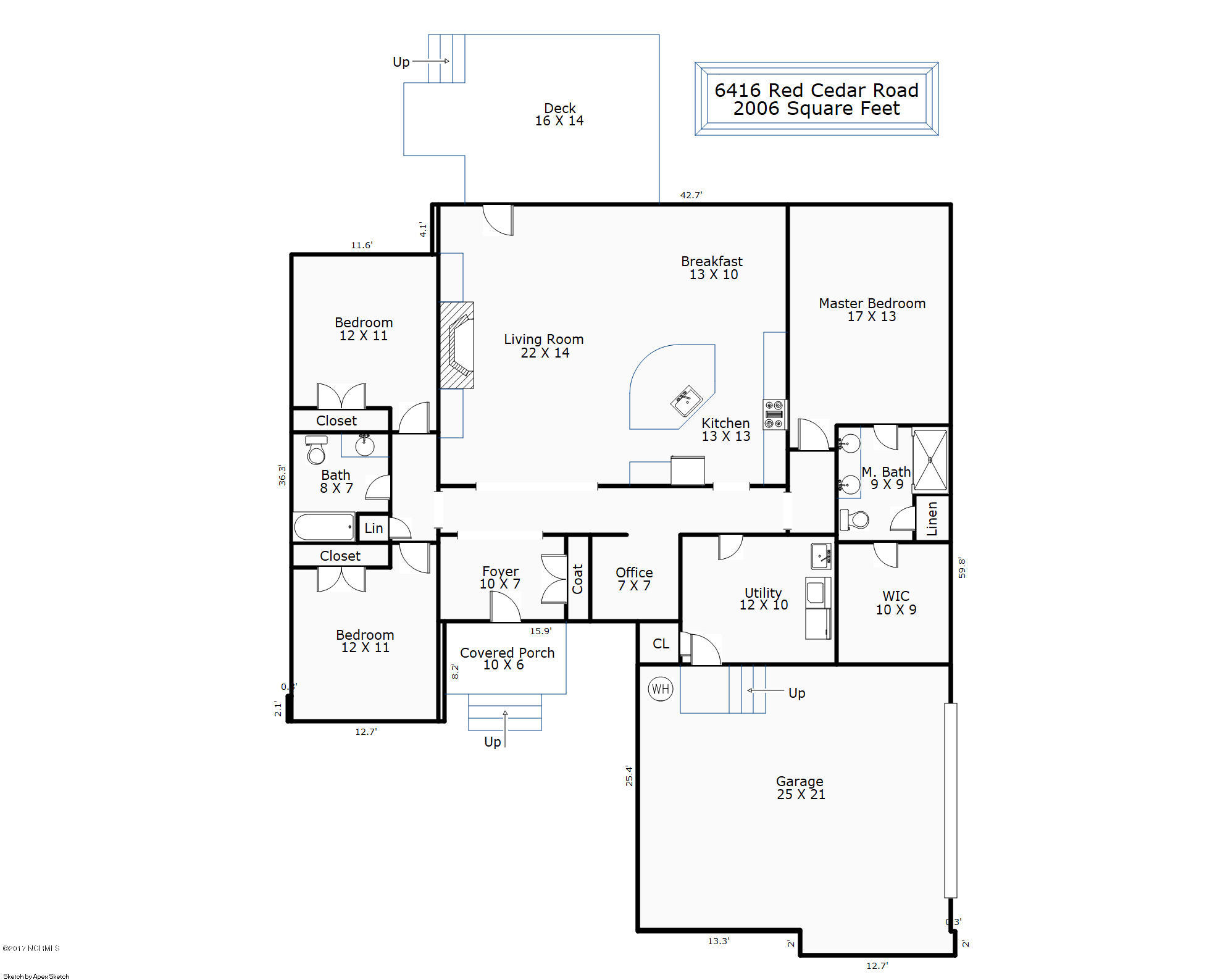 6416 Red Cedar Road Wilmington, NC 28411 - Photo 2 of 33 Floor pln - 6416 Red Cedar Road