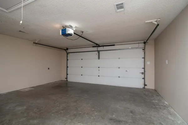a view of a garage