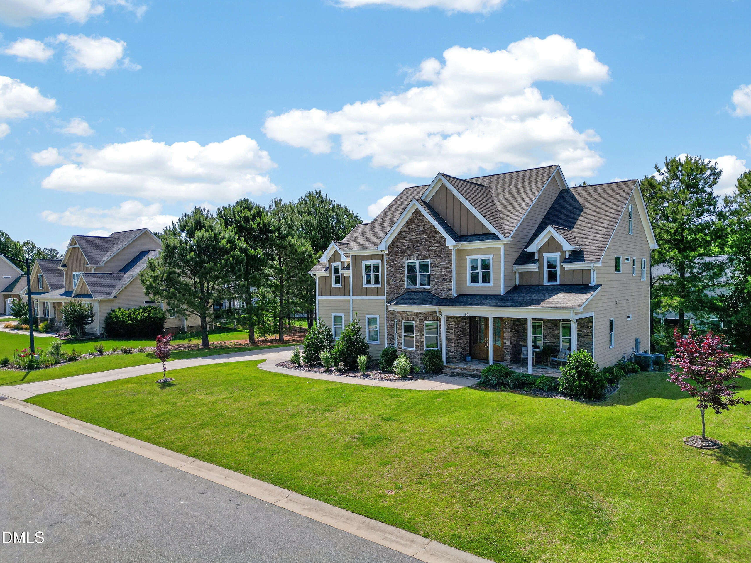 261 Character Drive Rolesville, NC 27571 - Photo 69 of 77 a front view of a house with a yard