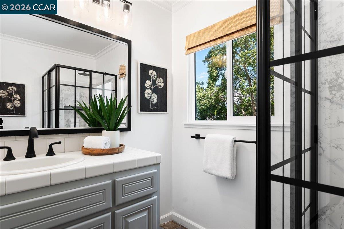 4175 Pickwick Drive Concord, CA 94521 - Photo 31 of 41 a view of bathroom with a potted plant on a window