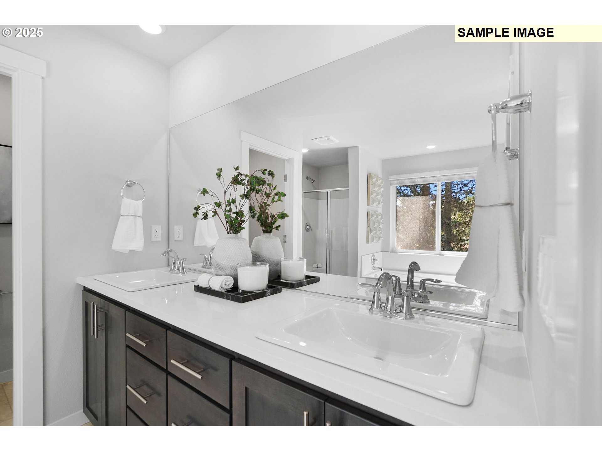 33375 Southwest Rokin Way Scappoose, OR 97056 - Photo 11 of 32 a bathroom with a sink and a mirror