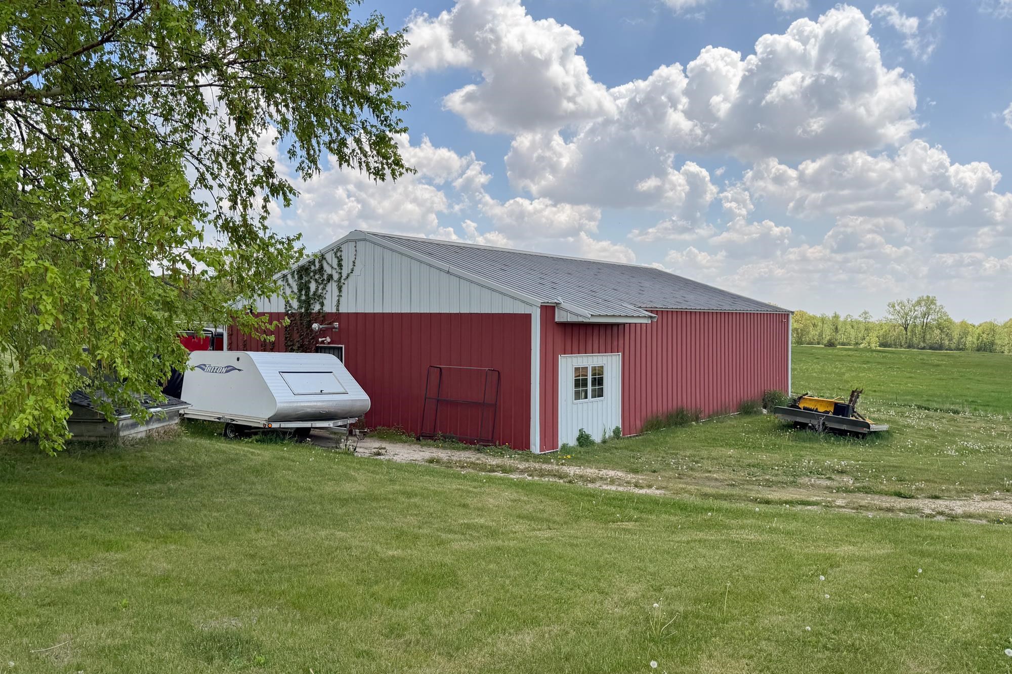 15767 Crowley Road Durand, IL 61024 - Photo 6 of 18 a backyard of a house with table and chairs