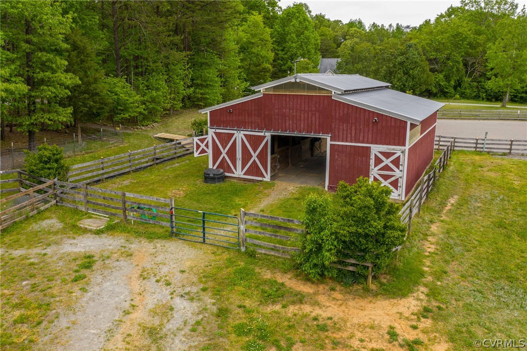 4544 Peters Creek Road Columbia, VA 23038 - Photo 2 of 50 Four Stall Center Aisle Barn with Tack/Feed Room,