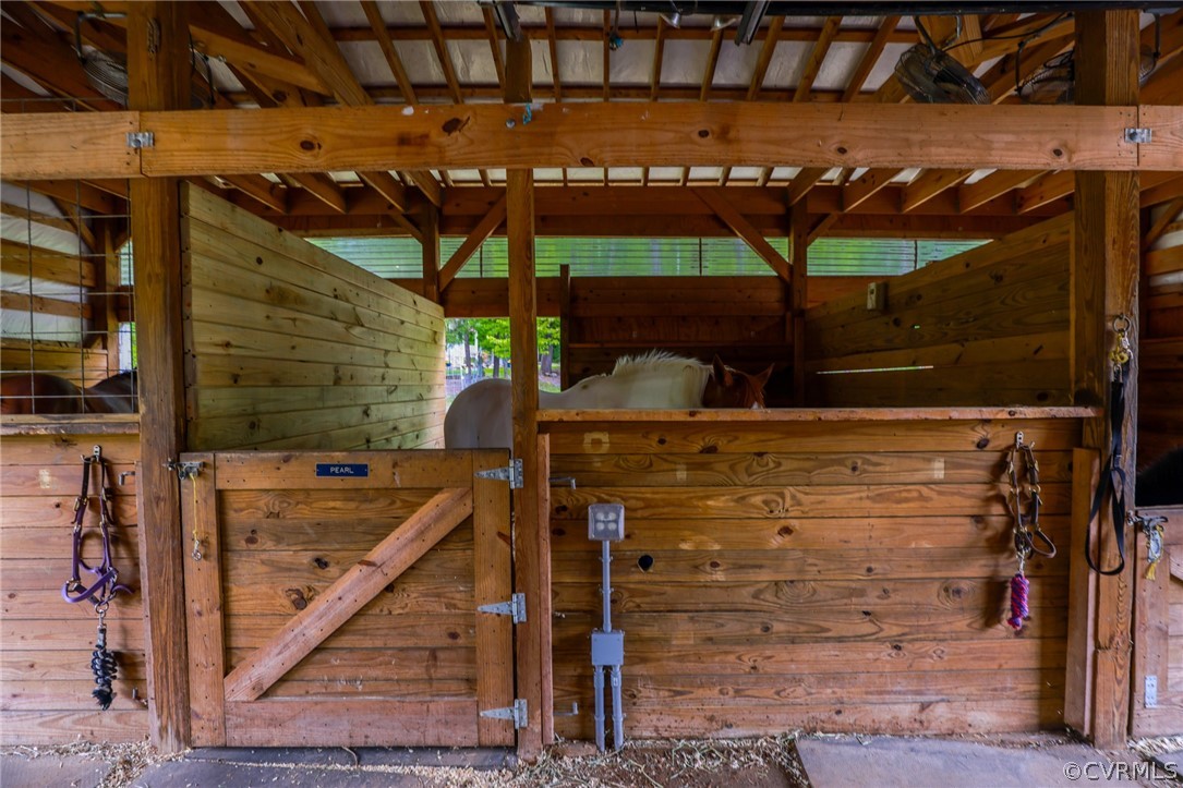 4544 Peters Creek Road Columbia, VA 23038 - Photo 7 of 50 Stall in the Center Aisle of the Barn. Lots of li