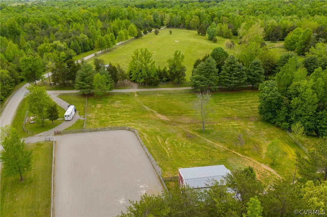 4544 Peters Creek Road Columbia, VA 23038 - Photo 9 of 50 View of the 80' x 150' stone dust riding arena wit