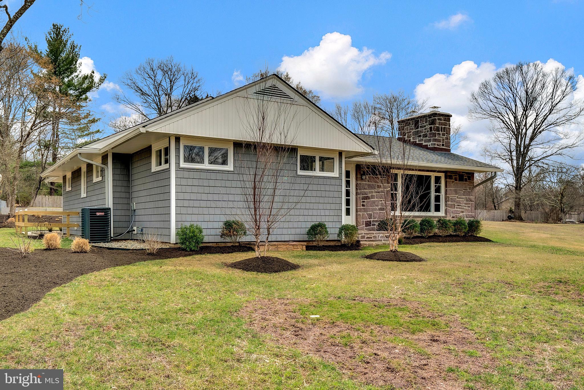 412 Washington Crossing Pennington Road Titusville, NJ 08560 - Photo 2 of 38 a front view of a house with yard and trees