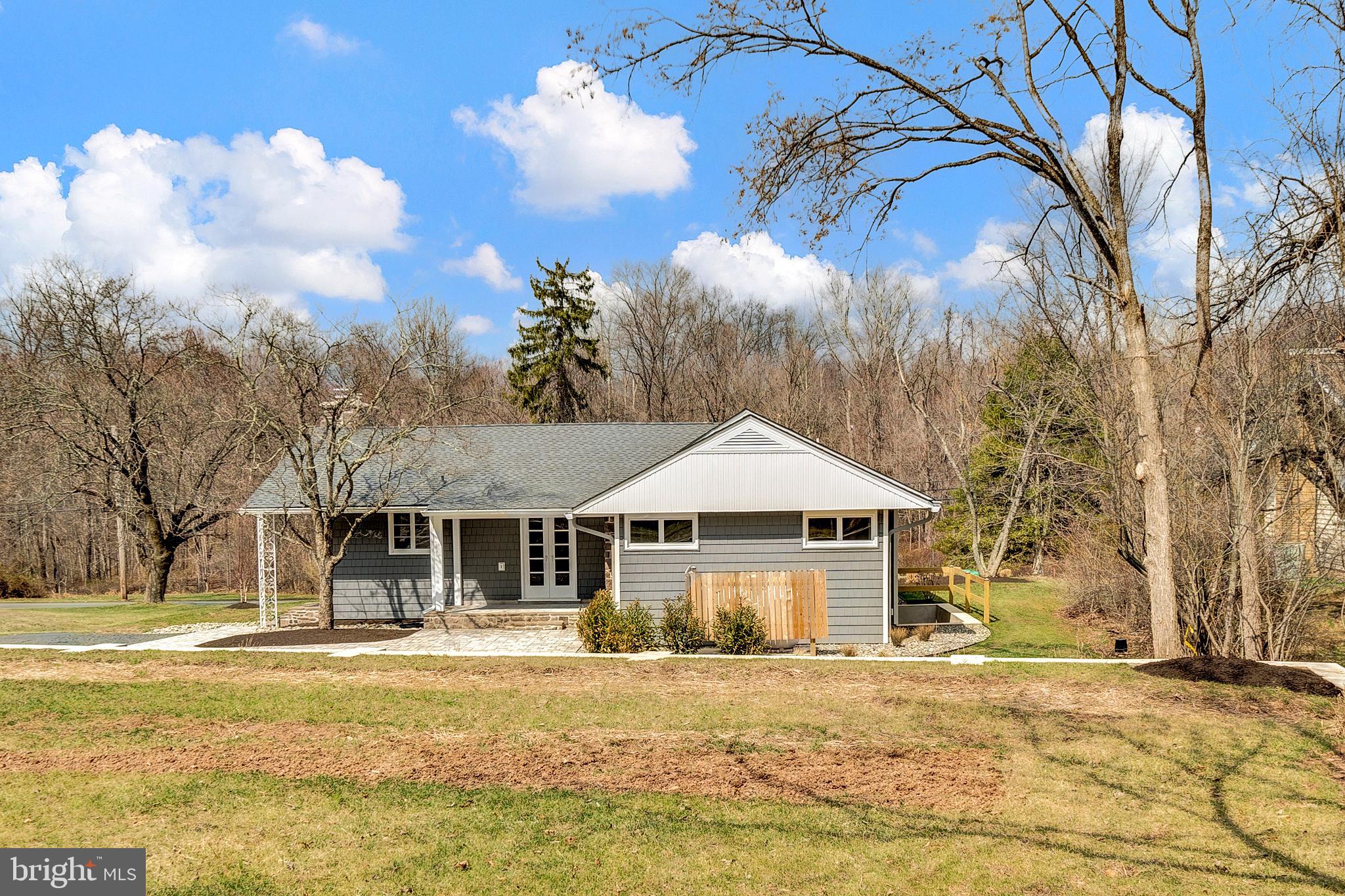 412 Washington Crossing Pennington Road Titusville, NJ 08560 - Photo 35 of 38 a front view of a house with a yard and garage