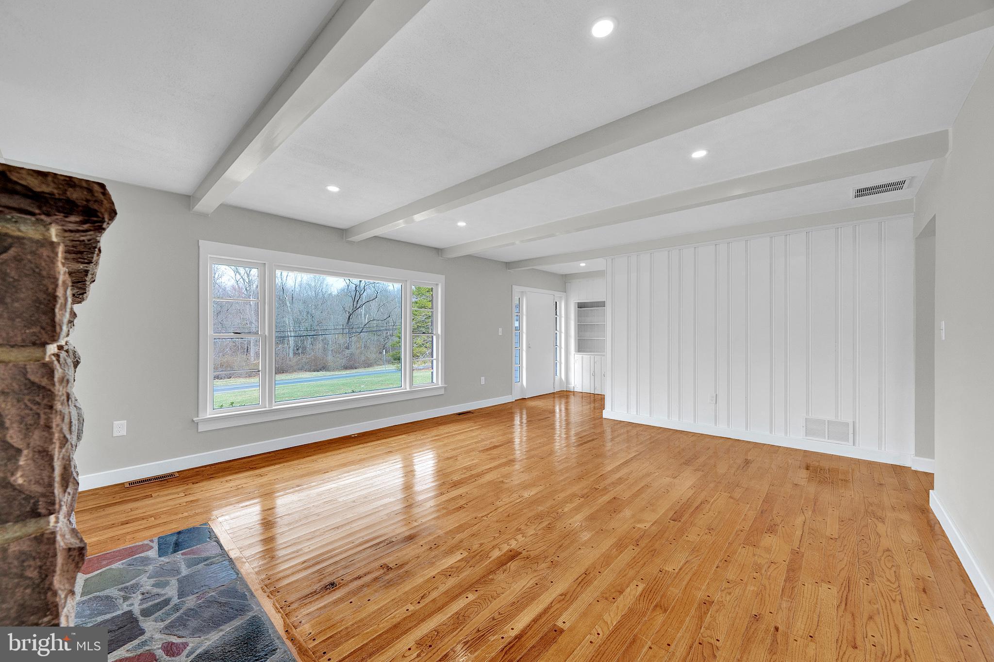 412 Washington Crossing Pennington Road Titusville, NJ 08560 - Photo 7 of 38 wooden floor in an empty room with a window