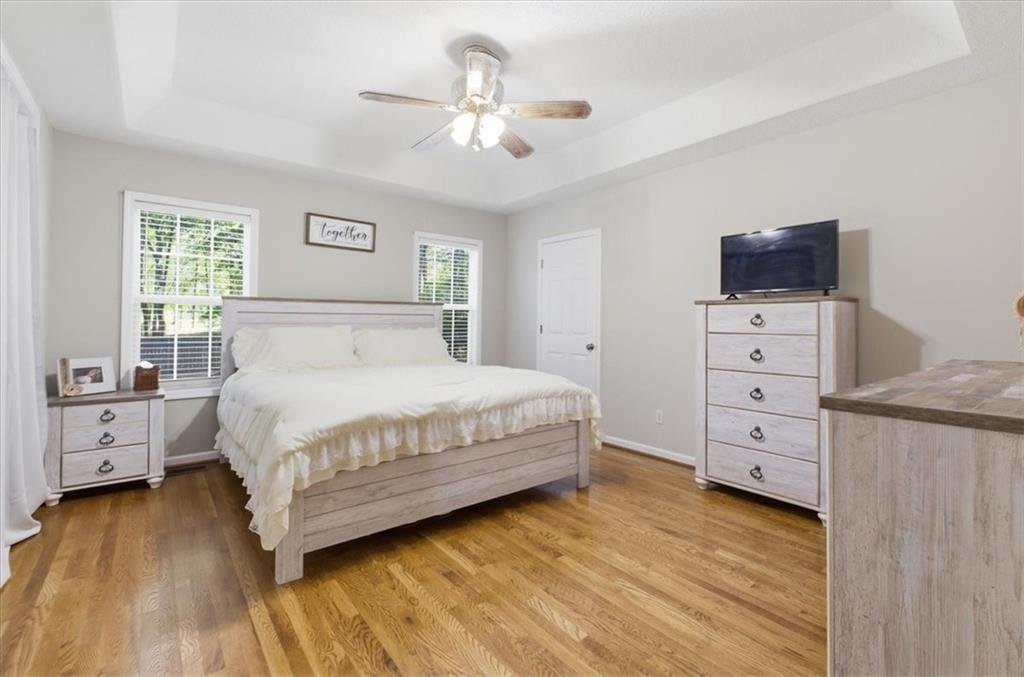 164 Laurens Road Rockmart, GA 30153 - Photo 18 of 41 a bedroom with a large bed and a window