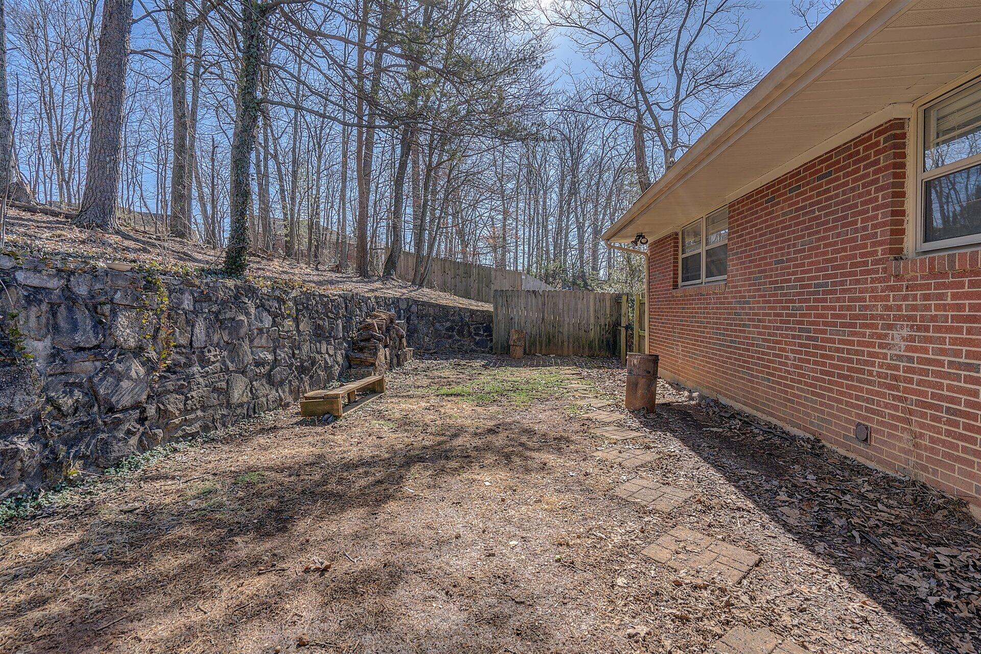 3026 Sedgefield Road Southwest Roanoke, VA 24018 - Photo 24 of 25 a backyard of a house with lots of green space