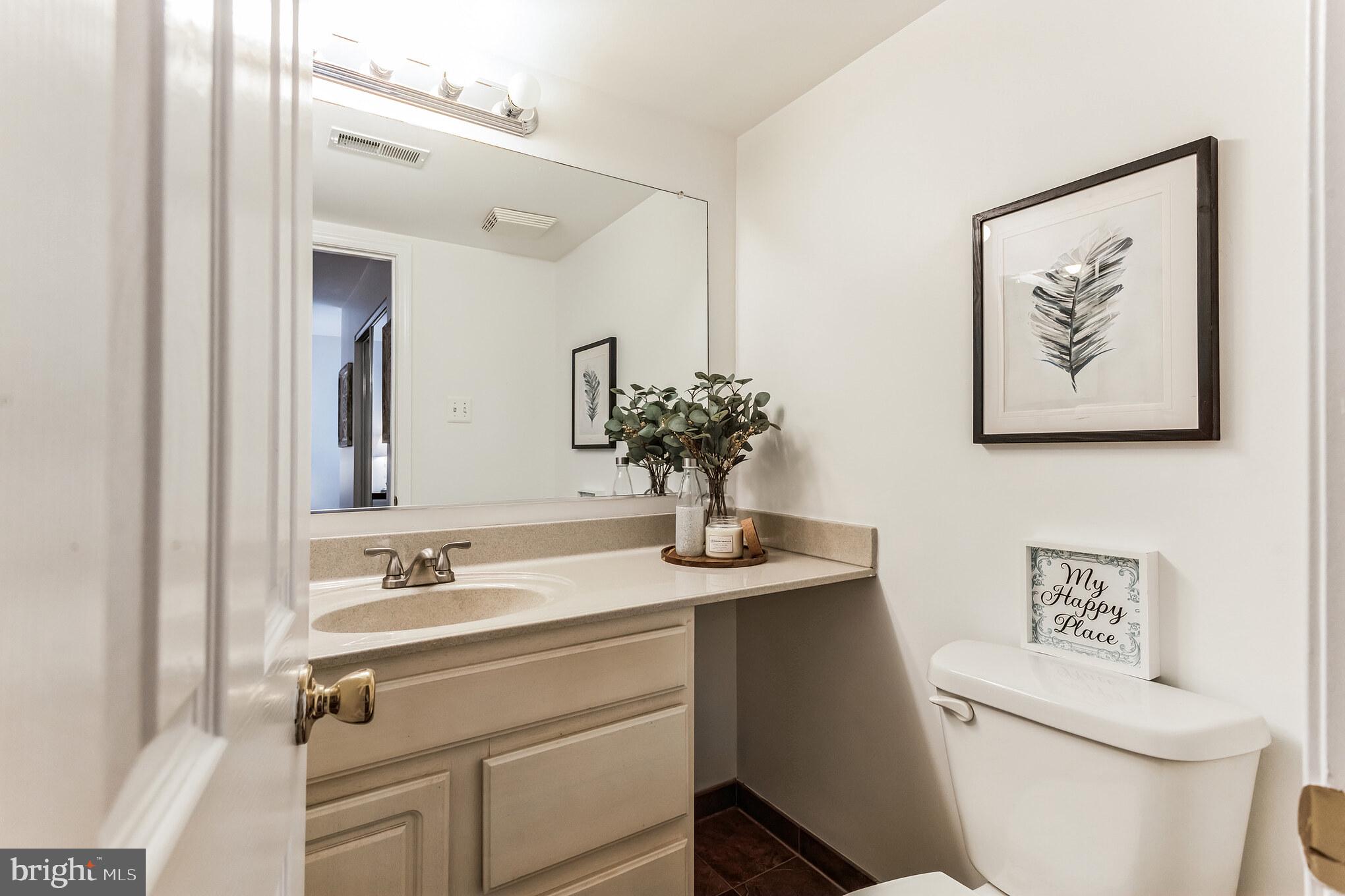 2101 Walsh View Terrace, Unit 17301 Silver Spring, MD 20902 - Photo 8 of 15 Half bath in primary bed
