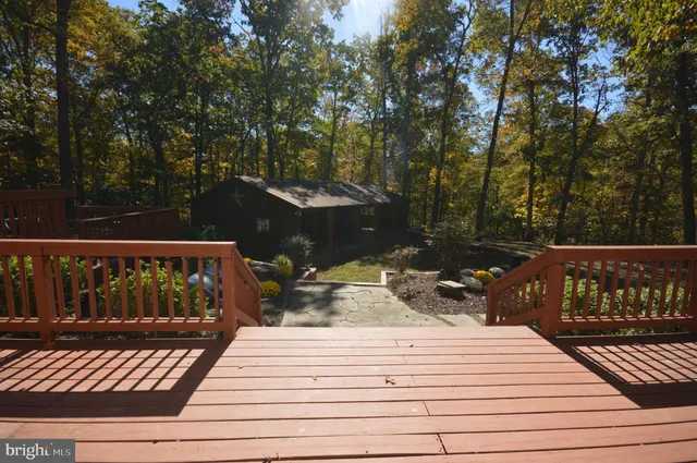 a view of yard with green space