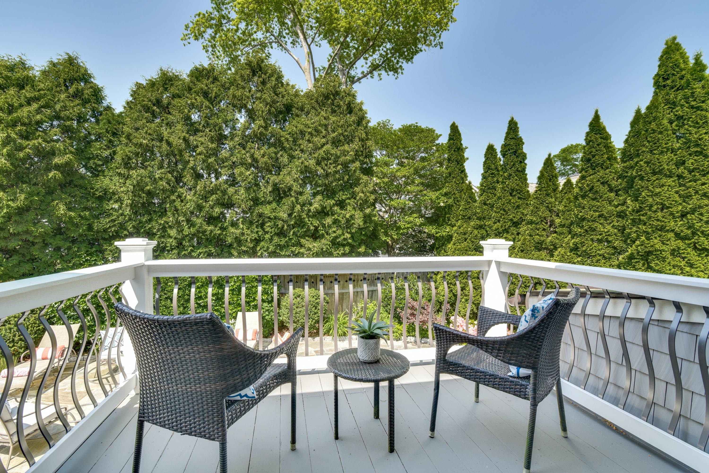 9 Top Sail Road Rowayton, CT 06853 - Photo 28 of 30 a view of a two chairs in the deck