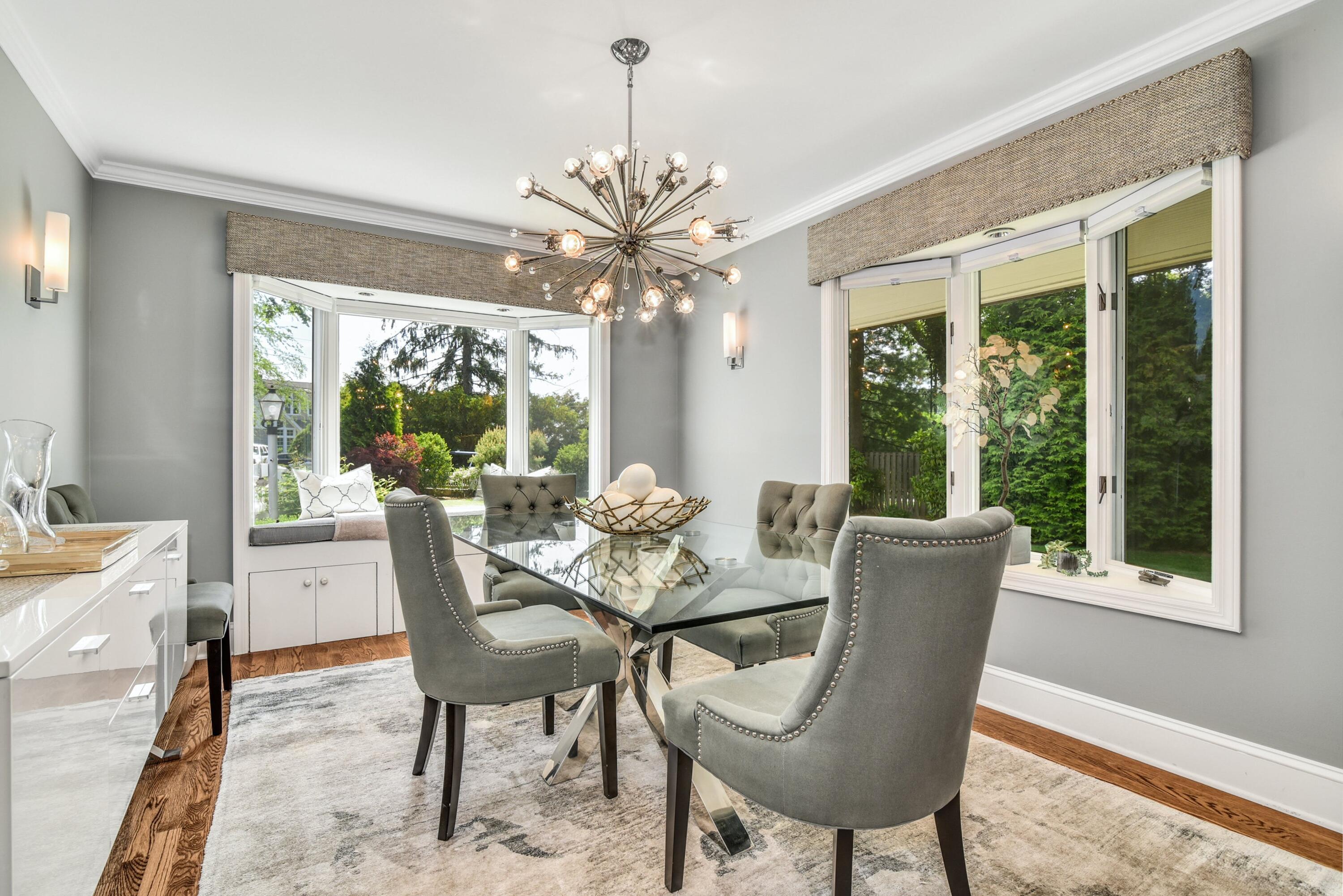 9 Top Sail Road Rowayton, CT 06853 - Photo 10 of 30 a view of a dining room with furniture window and outside view