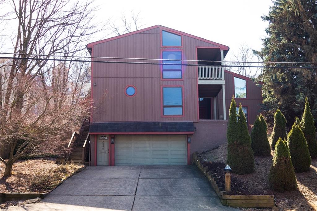 Front facade of 3380 Ridgeway Street 15213.