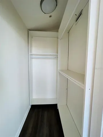 a view of walk in closet