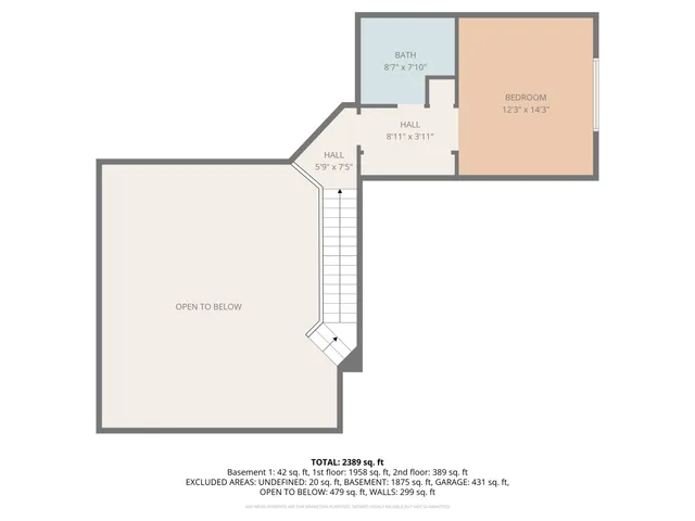 a picture of a room with a white wall