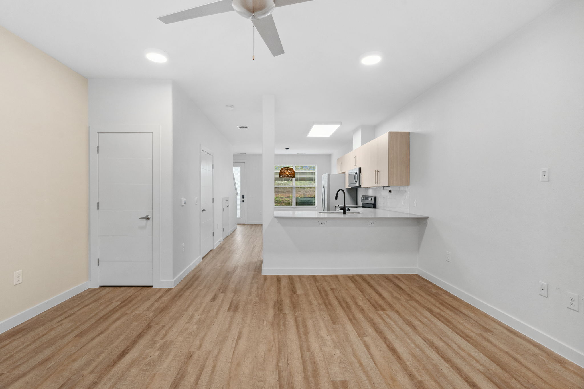 7805 Cooper Lane, Unit 606 Austin, TX 78745 - Photo 15 of 35 a view of kitchen with sink and refrigerator