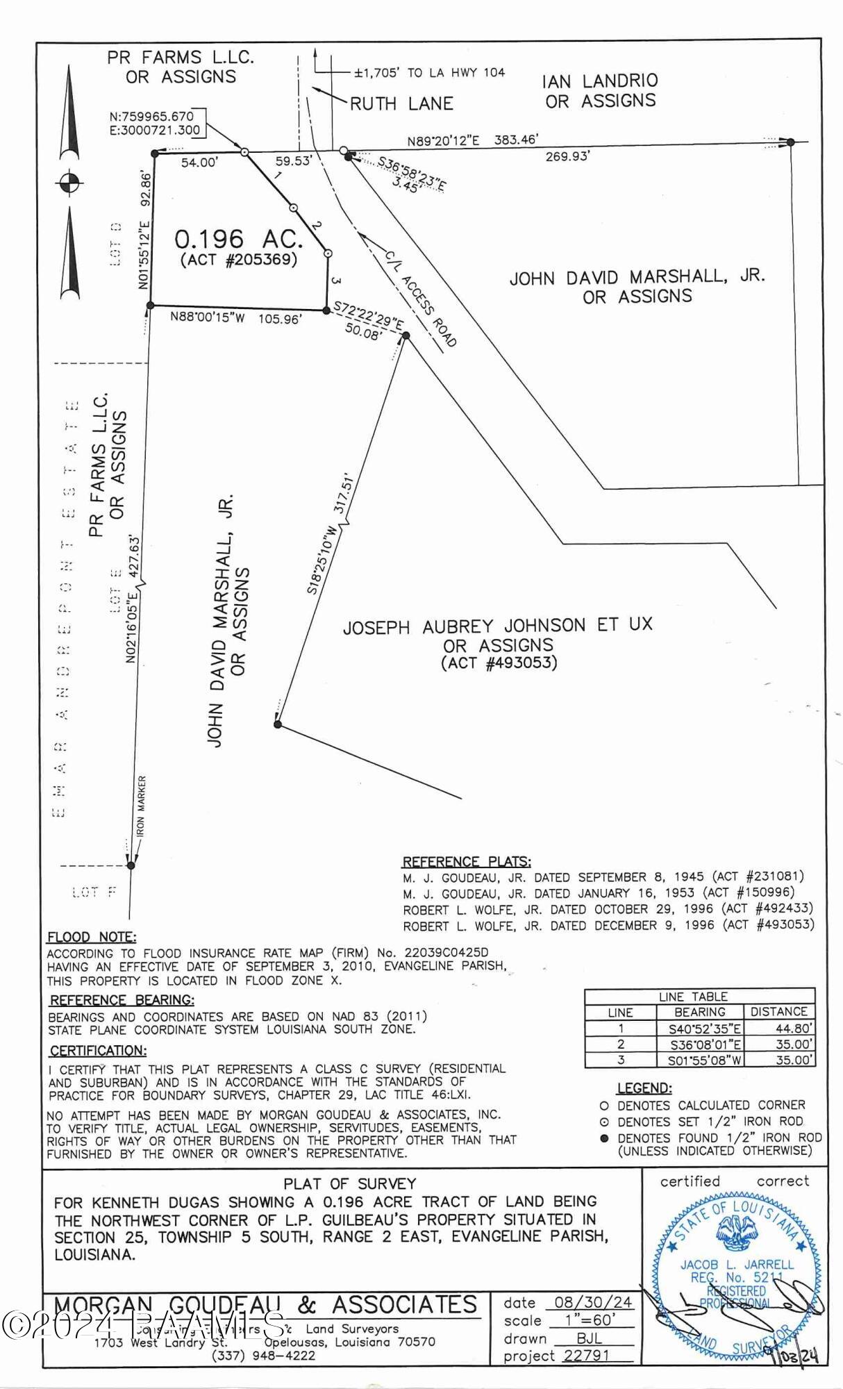 Tbd Ruth Lane Ville Platte, LA 70586 - Photo 2 of 5 Plat