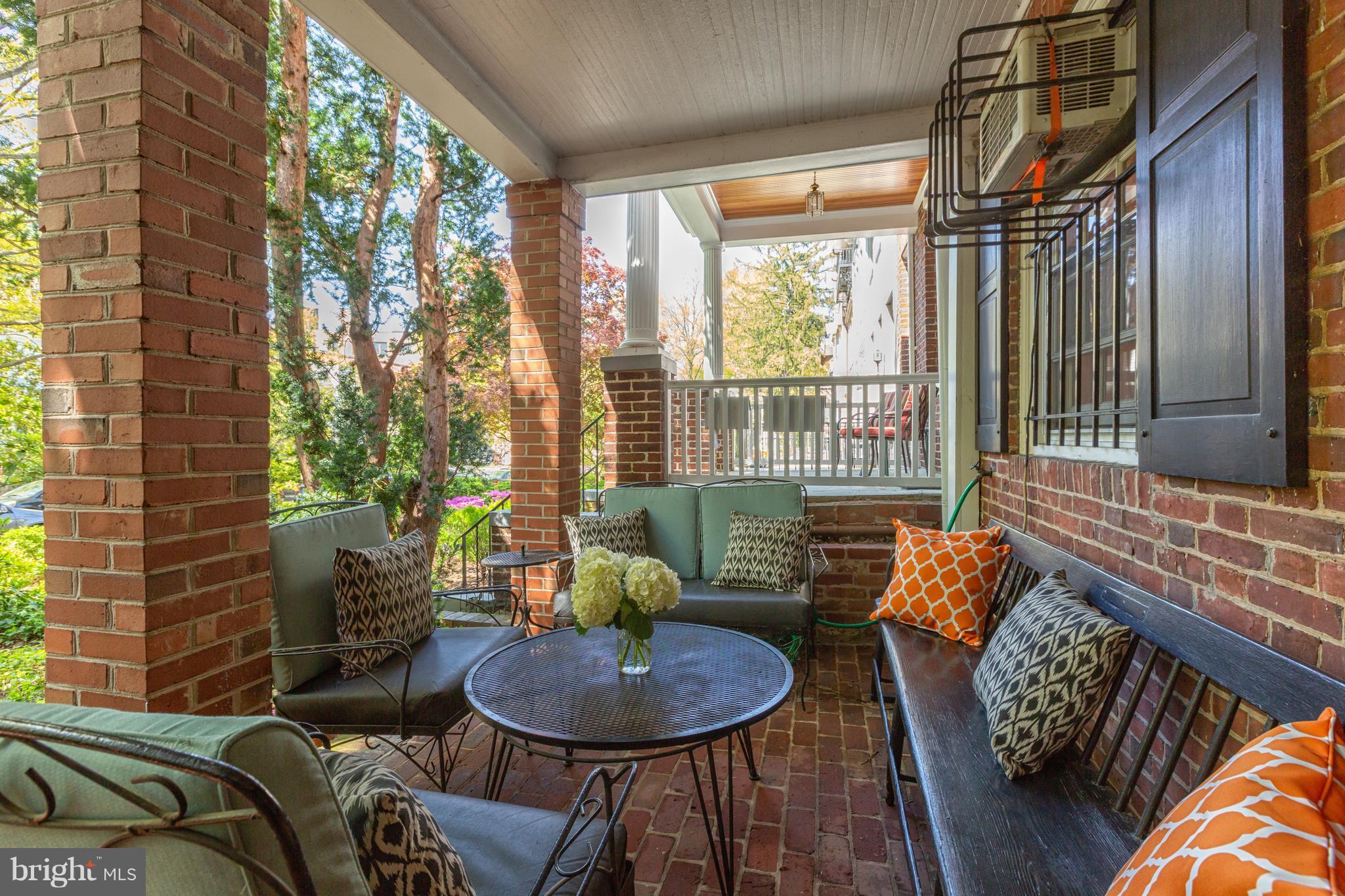2321 Ashmead Place Northwest Washington, DC 20009 - Photo 2 of 30 Shared, Inviting Front Porch