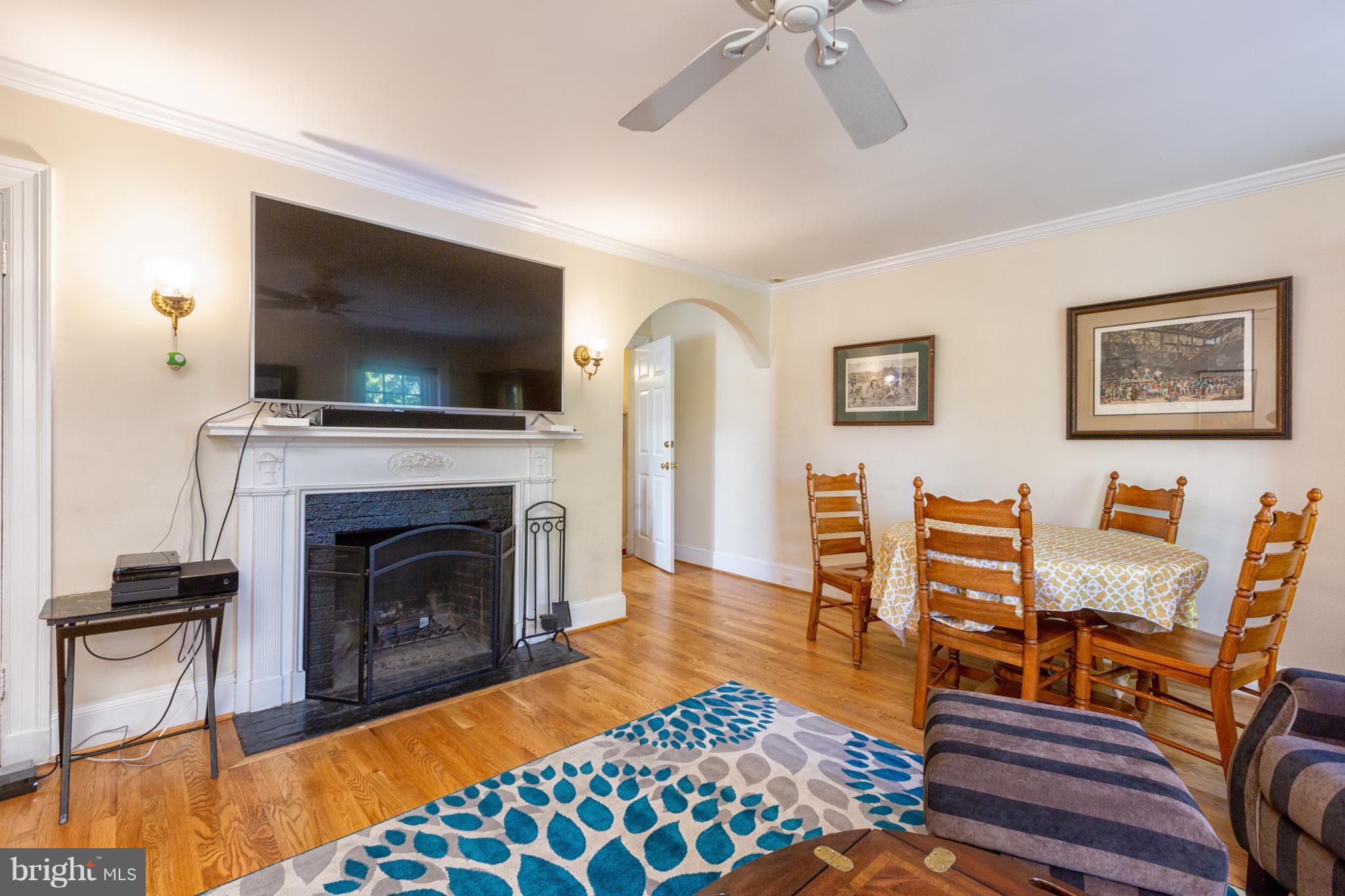 2321 Ashmead Place Northwest Washington, DC 20009 - Photo 23 of 30 Unit 3 Living Room w/ Dining Space.