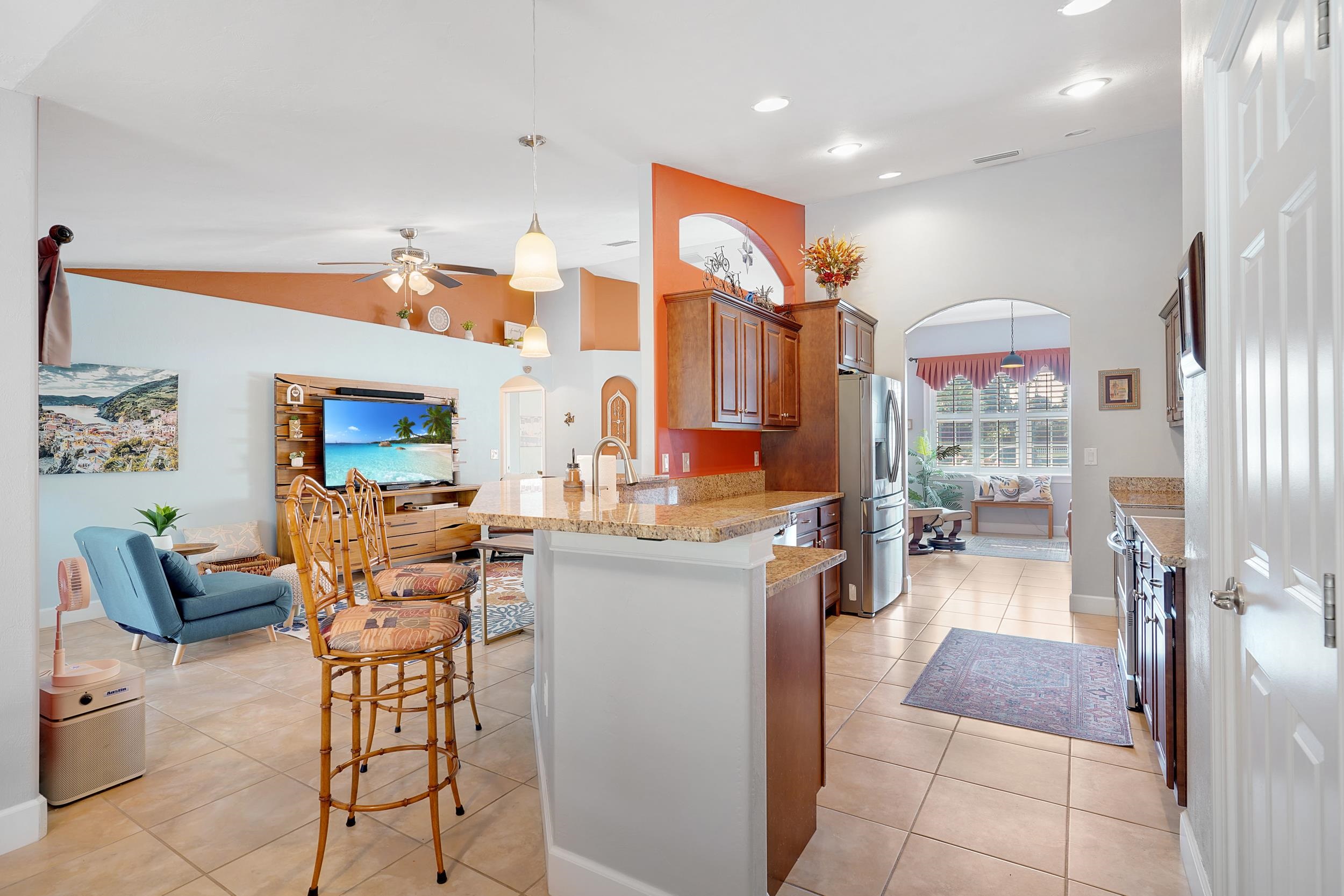 121 Harrison Road Daytona Beach, FL 32118 - Photo 17 of 48 a very nice looking dining room with a large window