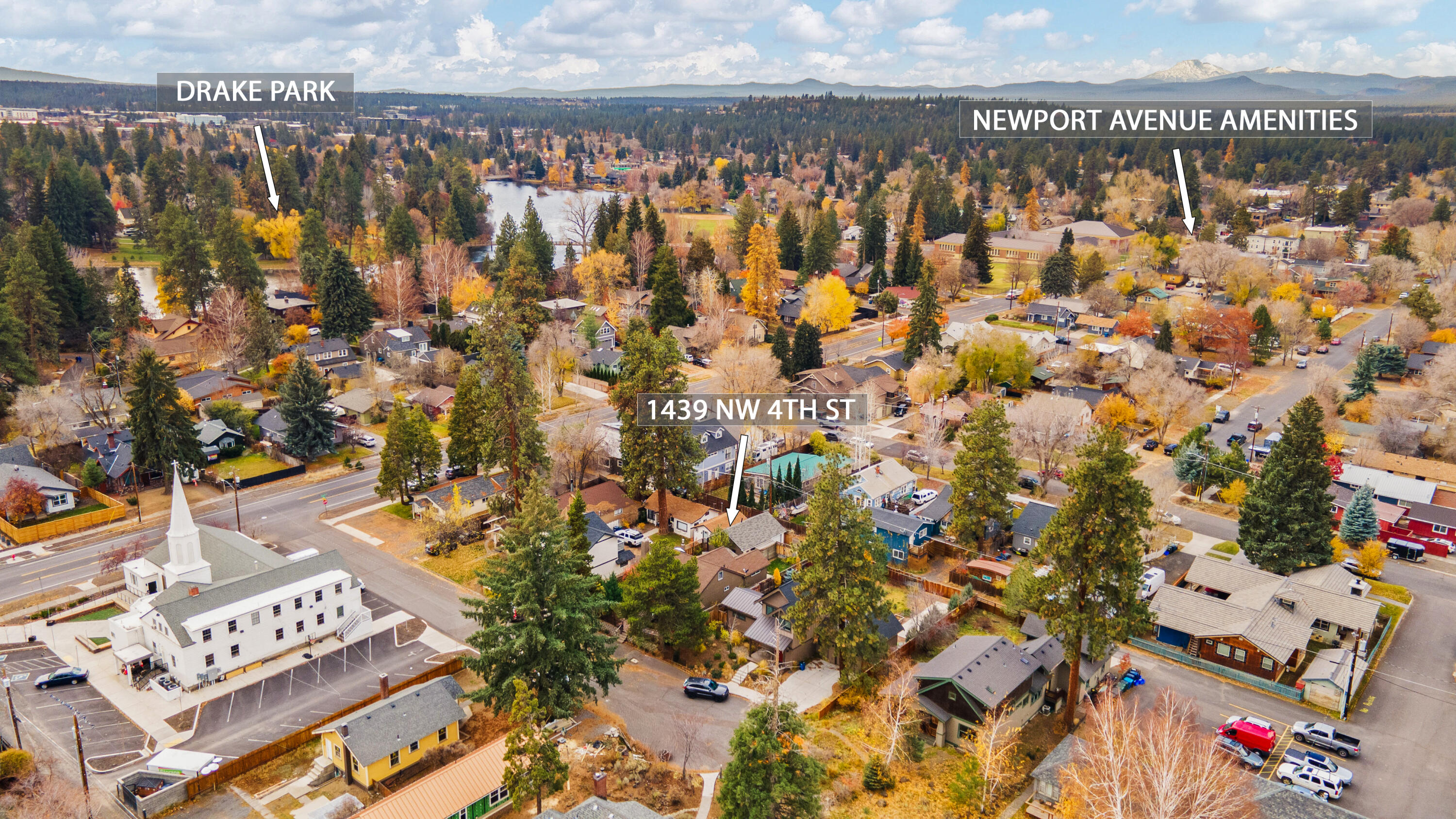 1439 Northwest 4th Street Bend, OR 97703 - Photo 2 of 41 Location Drone