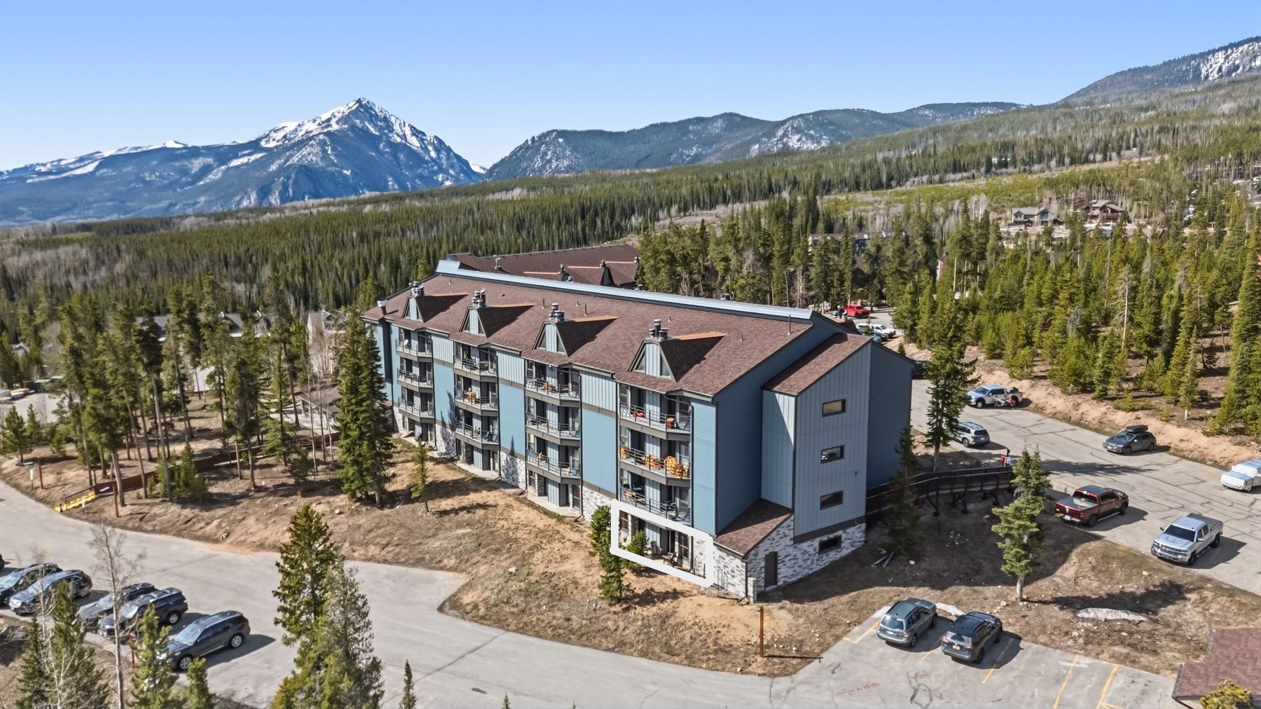 89100 Ryan Gulch Road, Unit 104 Silverthorne, CO 80498 - Photo 19 of 33 Location of Unit in Building