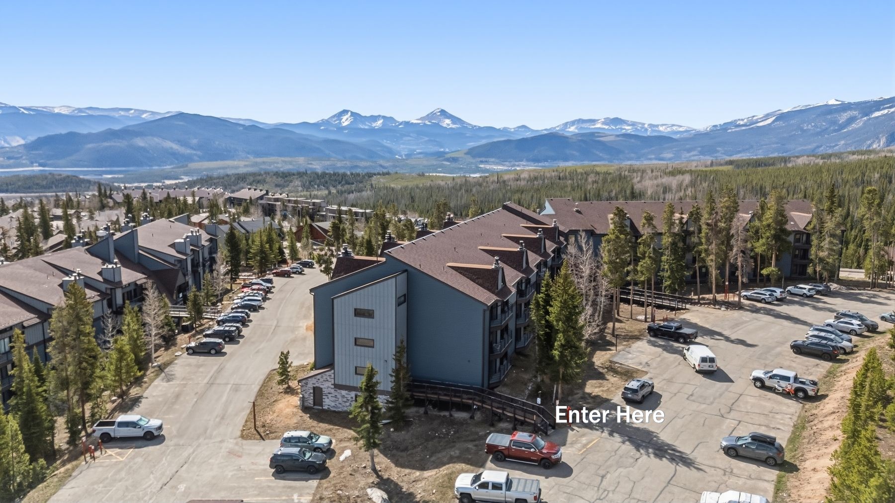 89100 Ryan Gulch Road, Unit 104 Silverthorne, CO 80498 - Photo 31 of 33 Drone of Building AA