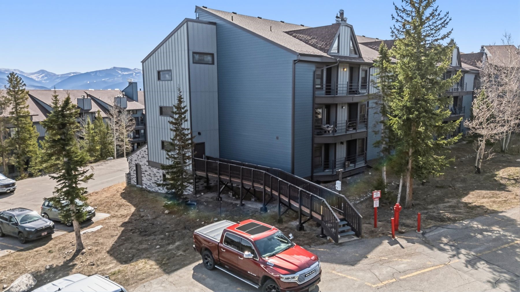 89100 Ryan Gulch Road, Unit 104 Silverthorne, CO 80498 - Photo 32 of 33 Best Entrance via the Catwalk
