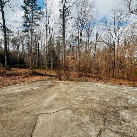 a view of outdoor space with trees